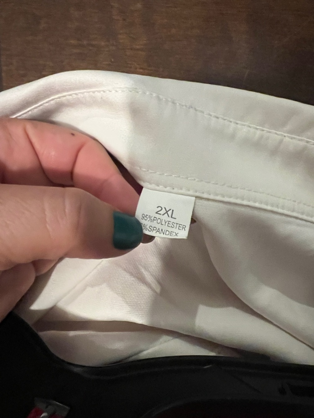 Oversized Cream Button-Down Shirt - Picture 10 of 11